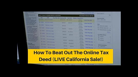 1 Fancy Trick For Beating Out The Online Tax Sale Competition LIVE SALE! (TLVT Ep. 25)