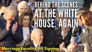 Inside the White House for the Respect for Marriage Bill Signing. Take a look behind the scenes.