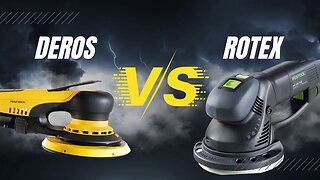 Mirka DEROS vs Festool Rotex || The Recreational Woodworker