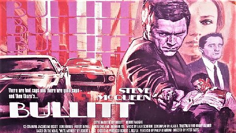 BULLITT 1968 Steve McQueen is the Coolest Frisco Cop with a Muscle Car Mustang FULL MOVIE HD & W/S