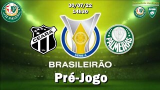 Pré-Jogo Ceará x Palmeiras - 30/07 - 14h30 - Veja onde assistir, escalações, desfalques e arbitragem