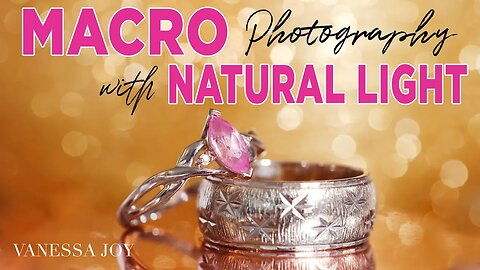 How to Photograph Wedding Rings with Natural Light (Macro Photography Tips)