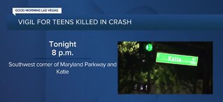 Vigil for 2 teens killed in DUI crash