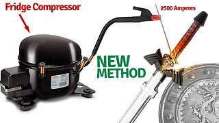 I Turn Fridge Compressor Into a Powerful Welding Machine - Method 1