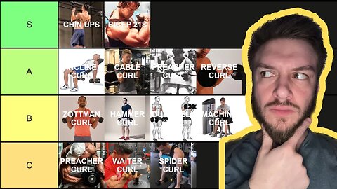 Bicep Curl Variations Tier List | Ranking Best to Worst