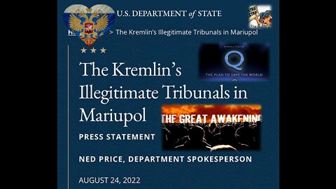 DK. & DE. Internationale Militær-Domstole Skal Afholdes i Mariupol, UKRAINE. 35.22 min. (att.ppr)