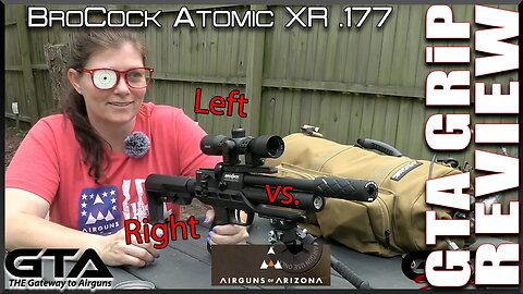 BroCock Atomic XR .177 - Right and Left-handed? - Gateway to Airguns GTA Range Time