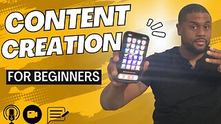 Content Creation For Beginners - Pick One of These