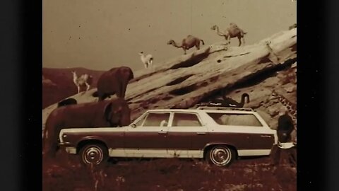 Rambler Wagon - The 1967 American Motors old tv commercial in color