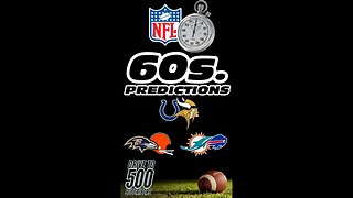 NFL 60 second Predictions - Saturday Dec 17th