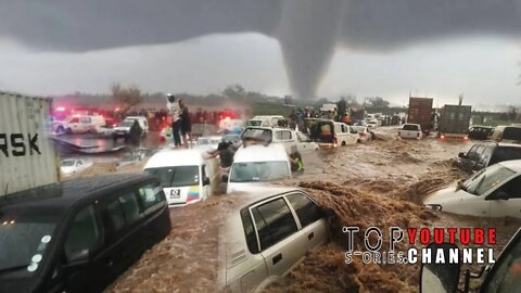 Heavy rain and flash flooding !Everyone is surrounded by a flash flood in tembisa - 2022