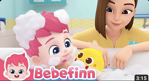 Bath Song | More Healthy Habits | Bebefinn Nursery Rhymes