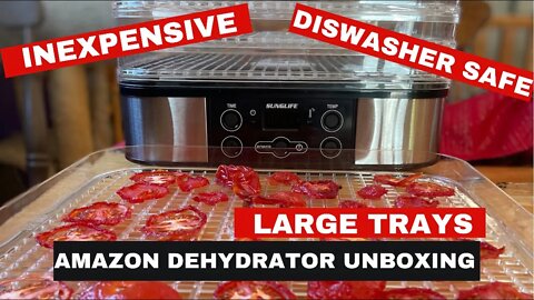 The Best Amazon Food Dehydrator For Gardeners On A Budget! Sunglife Dehydrator Unboxing