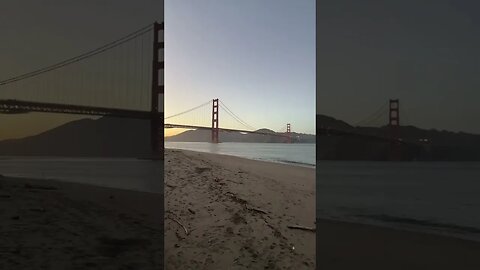 Golden Hour at Golden Gate Bridge #Shorts