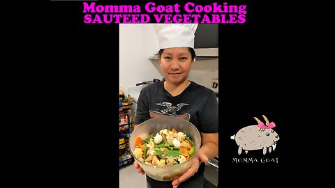 Momma Goat Cooking - Sautéed Vegetables w/ Quail Eggs - Healthy #food #cookwithmelive #recipe