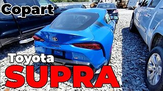 Toyota Supra GR Easy Fix at Copart?