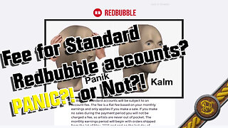 Don't Panic Redbubble Account Tiers Standard, Premium, and Pro