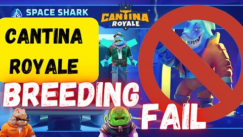 Cantina Royale Breeding Fail ❌ All You Need To Know Abot This🛑⛔️📛 #CRT #multiversx #playtoearn