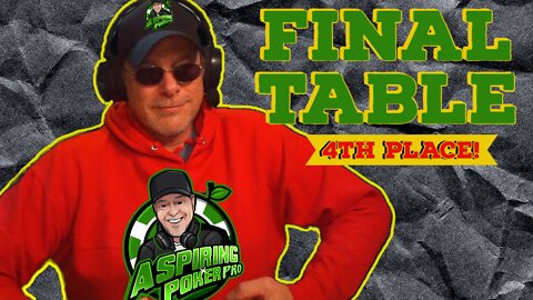 4TH PLACE FINISH $1000 GTD POKER TOURNAMENT: Poker Vlogger final table highlights and poker strategy