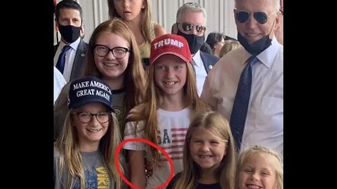 Joe Biden Was Pawing a Little Girl When He Took a Photo with Kids on 9 11 Anniversary