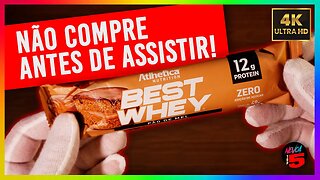 EXPERIMENTANDO A NOVA BARRA DE PROTEÍNA BESTWHEY - É BOA?? REVIEW COMPLETO EM 4K!