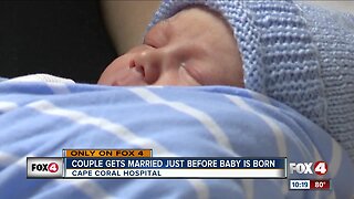 Cape Coral couple welcomes a baby and marriage