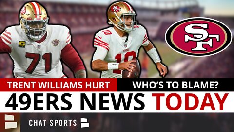 JUST IN: Trent Williams OUT Weeks, Azeez Al-Shaair HURT; Kyle Shanahan, Jimmy G To Blame? 49ers News