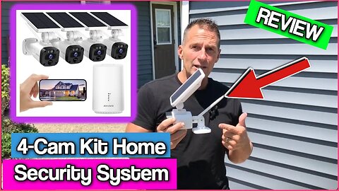 4 Cam Kit Home Security System with 2K Resolution