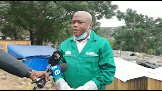 WATCH: KZN Premier distributes masks at Cato Crest informal settlement (qwT)