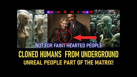 WARNING! CLONED HUMANS FROM UNDERGROUND BASES OF ILLUMINATI. “unreal people” of the Matrix (41)