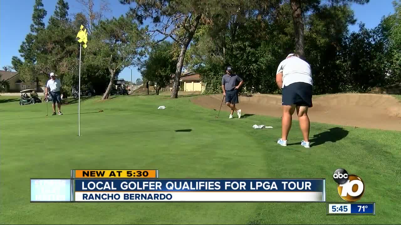 Local golfer makes LPGA