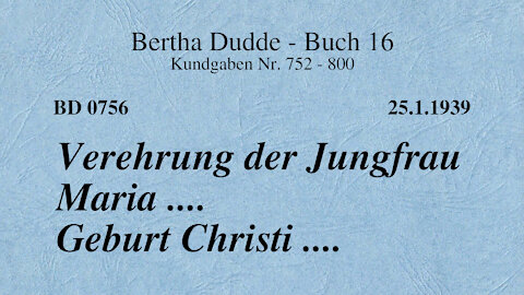 BD 0756 - VEREHRUNG DER JUNGFRAU MARIA .... GEBURT CHRISTI ....