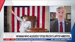 WOMAN WHO ALLEGEDLY STOLE PELOSI'S LAPTOP ARRESTED