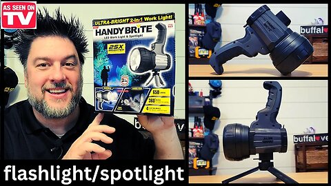 🔦 Handy Brite Ultra Bright 2-in-1 work light. Work Light and Spotlight combo [480] 🔦