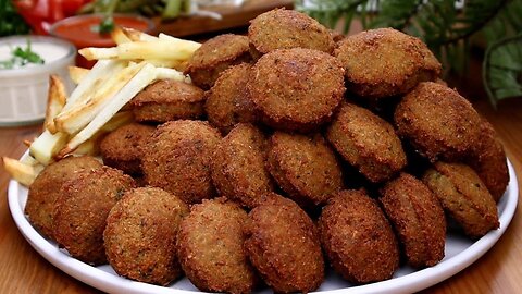 Most successful light and crunchy FALAFEL recipe with the tahini sauce!MEO G