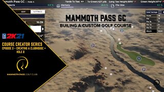 PGA Tour 2k21 Course Design | Mammoth Pass GC - Episode 3: Clubhouse Creation + Hole 2 Design