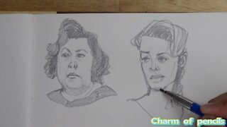 Pencil drawing-portrait drawing-sketching art