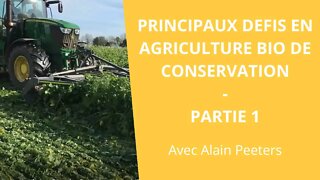 Principaux défis en Agriculture Bio de Conservation - Partie 1