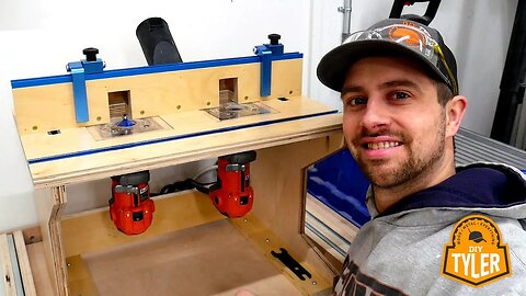 How to make a DOUBLE Trim Router Table. Simple Shop Project will Make your Router Workflow Faster!
