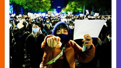 Largest Protest In China Since 1989 🟠⚪🟣 NPC Global