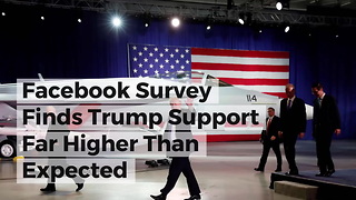 Facebook Survey Finds Trump Support Far Higher Than Expected