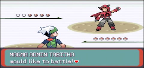 Pokemon Emerald - Team Magma Admin 1st Battle: Tabitha