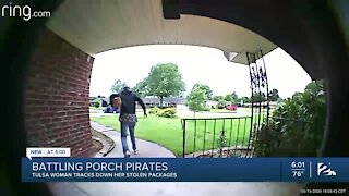 Battling Porch Pirates: Tulsa woman tracks down her stolen packages