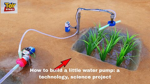 How to build a little water pump: a technology, science project