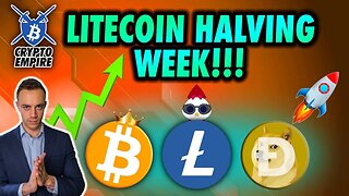 Litecoin Halving In 3 Days! Will Crypto Flip To Green🟢?!