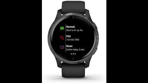 Garmin 010-02173-11 Venu, GPS Smartwatch with Bright Touchscreen Display, Features Music, Body...