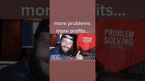 I problem solve for profit.