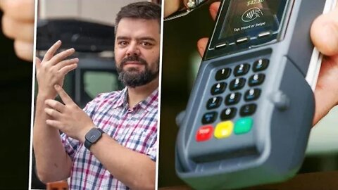 Este es el primer hombre en comprar con su microchip implantado en su mano ¿Así inicia el 666?