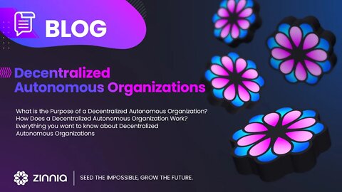 ZINNIA - Decentralized Autonomous Organizations (DAOs)