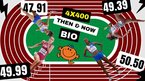 USA W | 4x400m | Then & Now | Abby Steiner | Sydney McLaughlin | Talitha Diggs | Britton Wilson
